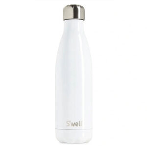 S'well 'Angel Food' Insulated Stainless Steel Water Bottle, White, 25oz
